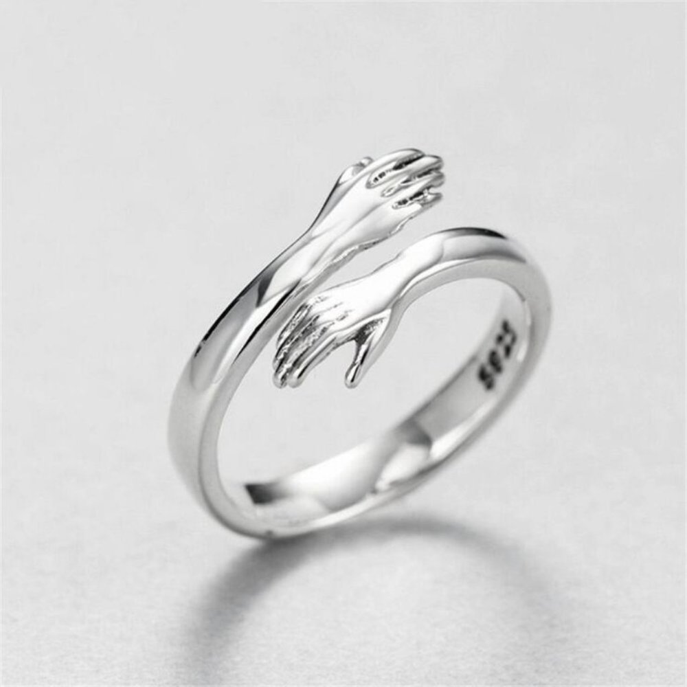⤵️🆕 925 Sterling Silver Split Opening Ring  Vintage Electric Grade White Steel